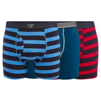 Mantaray Pack of three assorted striped keyhole trunks